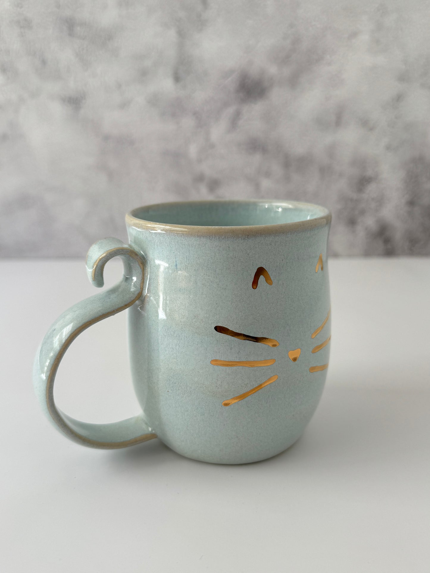 14 oz Cat Mug | Blue