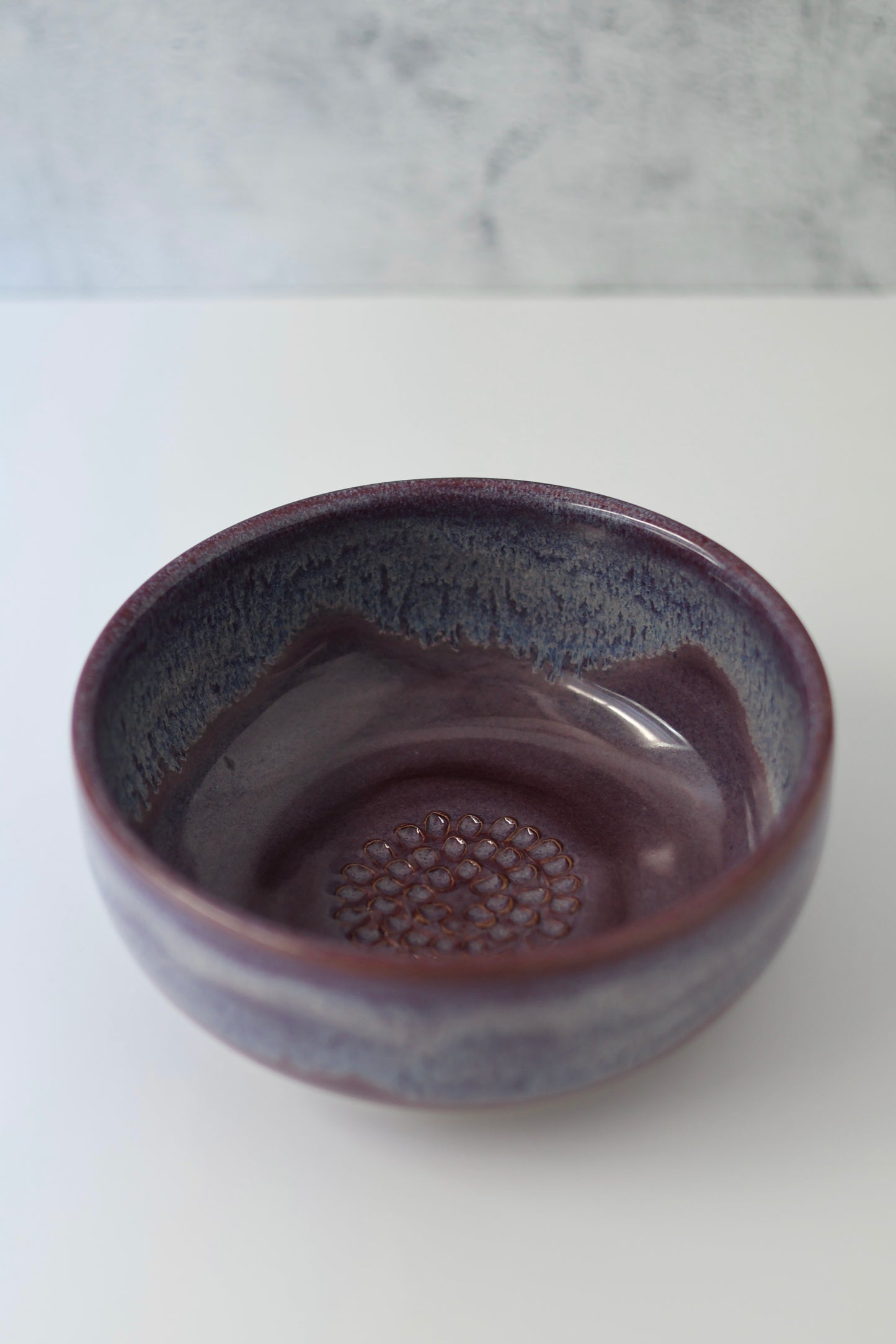 The PERSONAL Garlic Grater Salad Bowl | Amethyst