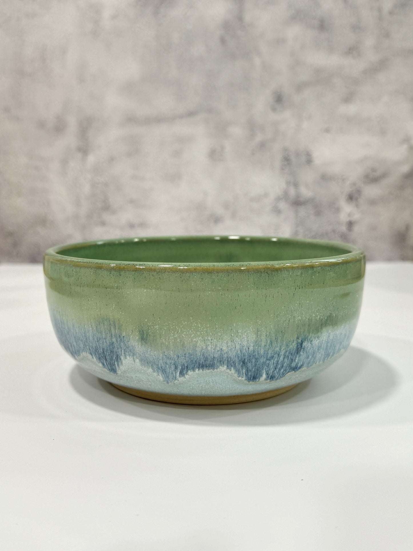 The PERSONAL Garlic Grater Salad Bowl | Sea Glass