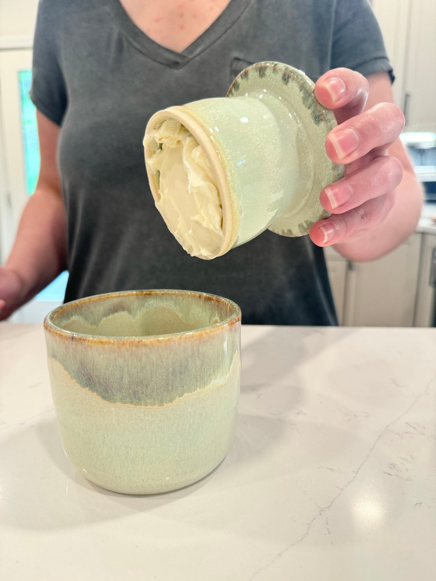 Butter Crock | Dewy Moss