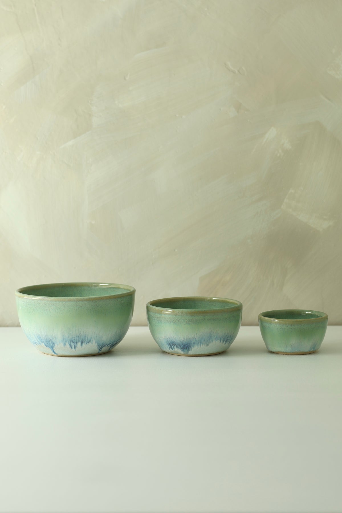 Mini Nesting Prep Bowls | Sea Glass | MADE TO ORDER