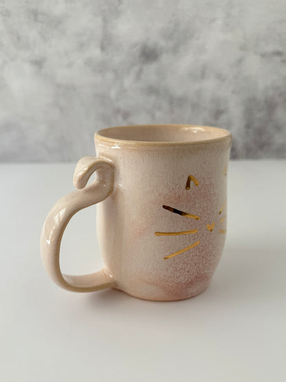 14 oz Cat Mug | Pink