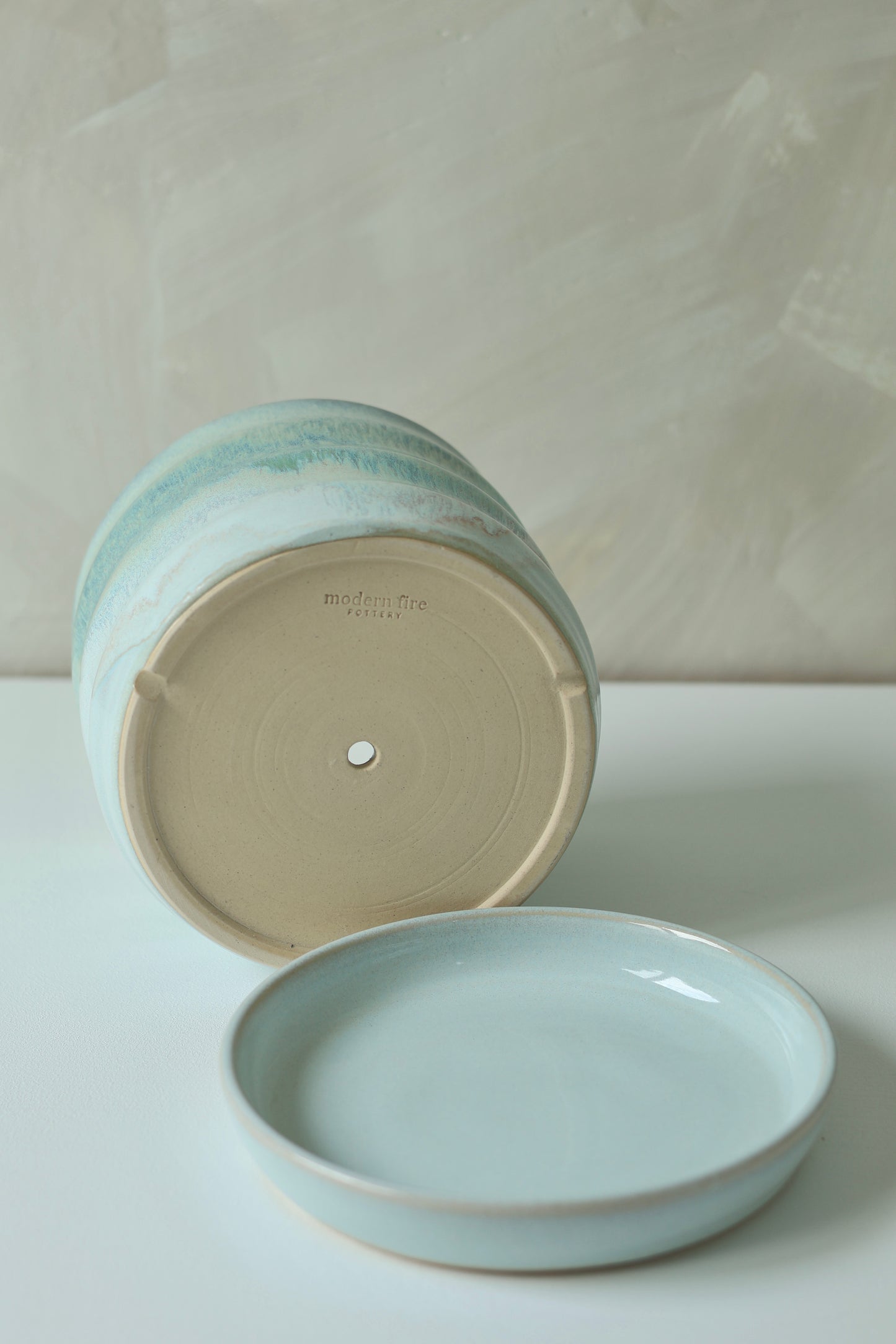 Wavy Planter Pot | Turquoise Waters