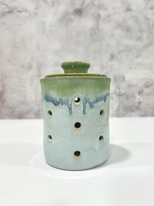 Garlic Keeper | Sea Glass