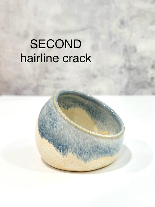 SECOND Salt Cellar | Ocean Drip | Hairline crack 20% OFF
