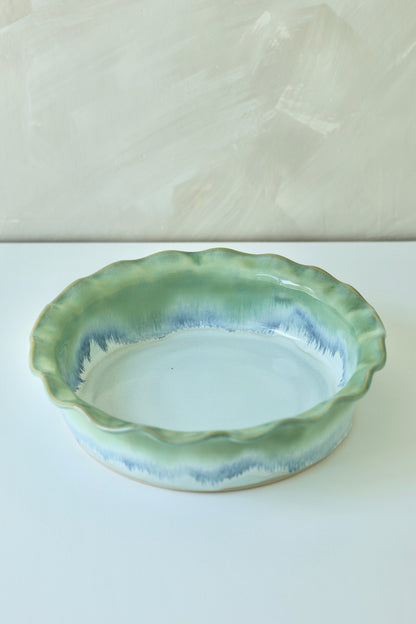 Pie Dish | Sea Glass
