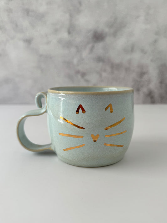 Latte Cat Mug | Blue