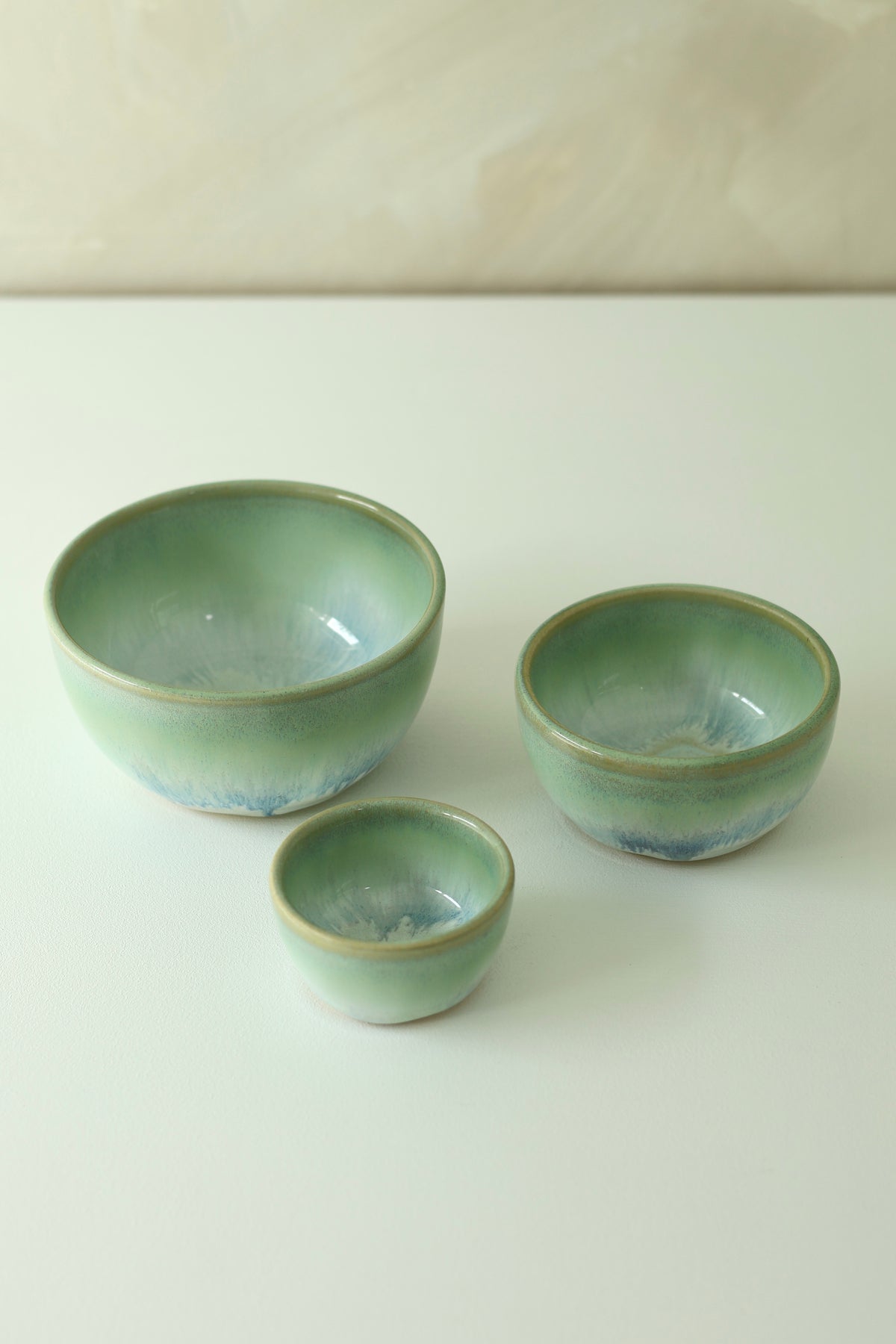 Mini Nesting Prep Bowls | Sea Glass | MADE TO ORDER