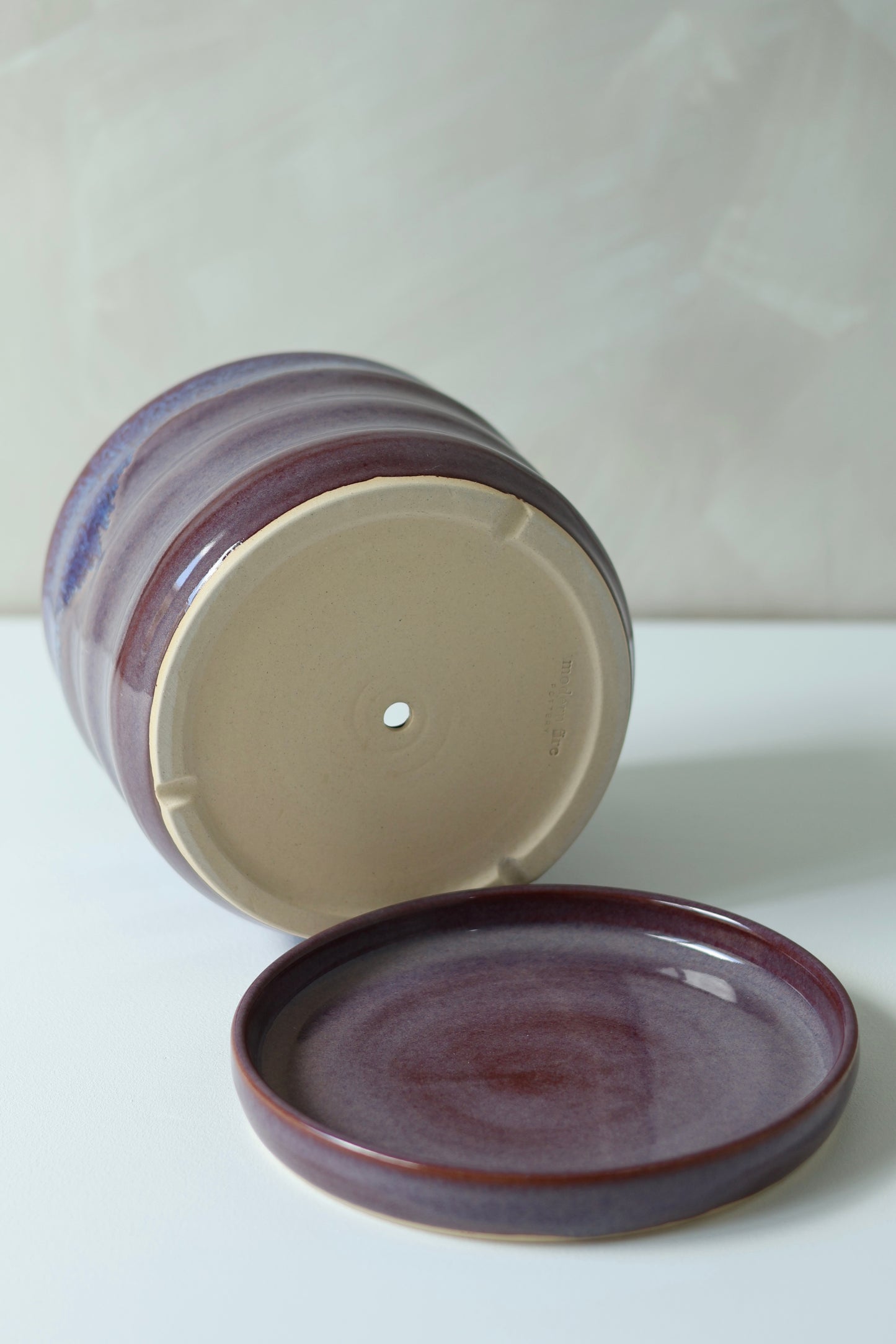 Wavy Planter Pot | Amethyst