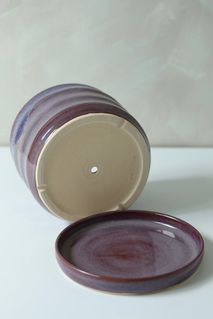Wavy Planter Pot | Amethyst