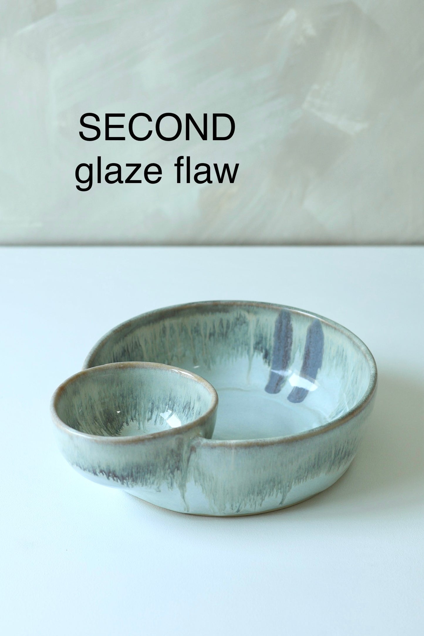 SECOND Everything Bowl | Glacier Melt | Glaze flaw | 20% OFF