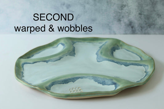 SECOND Charcuterie Board | Sea Glass | Warped & Wobbles 30% OFF