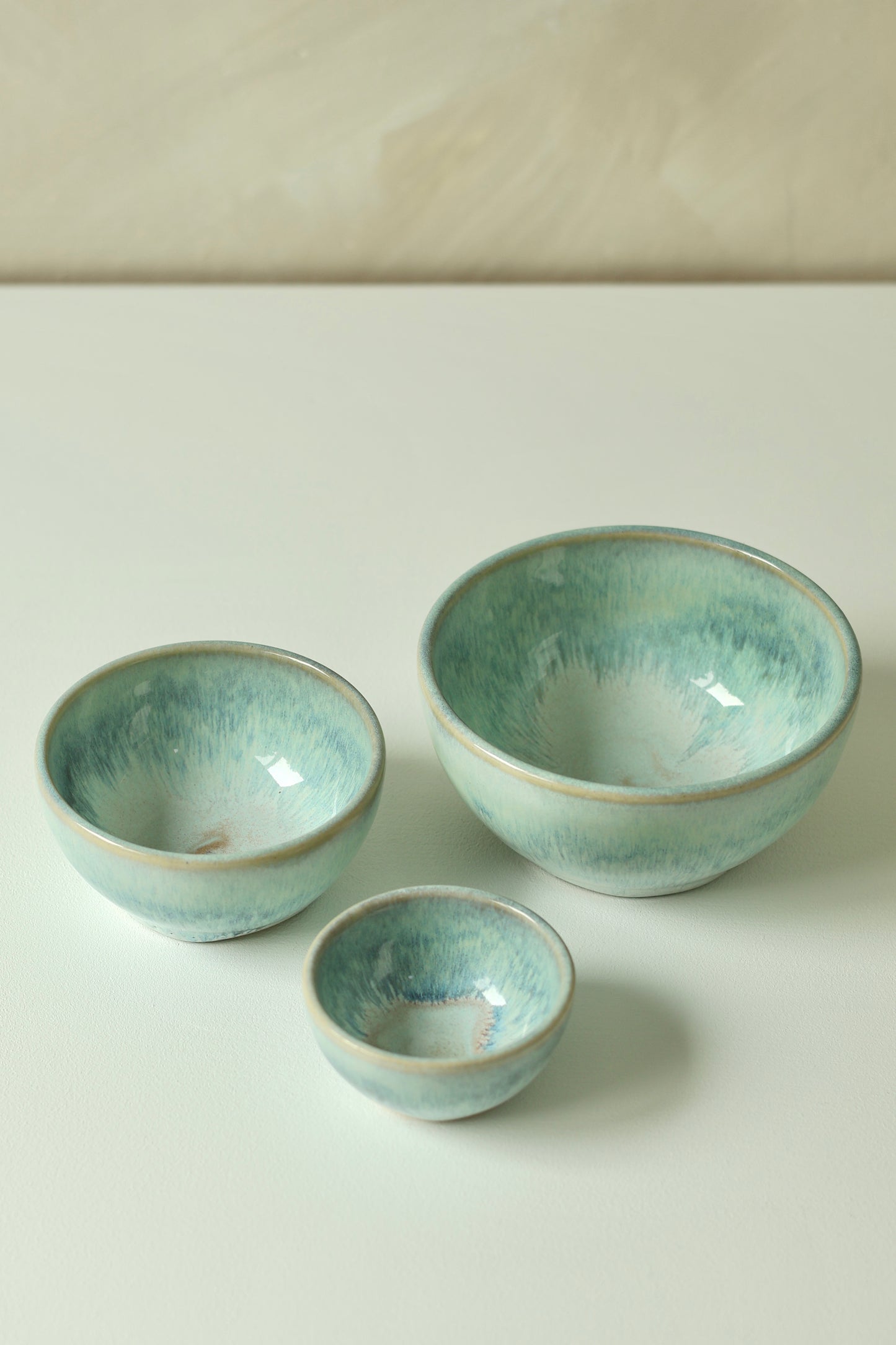 Mini Nesting Prep Bowls | Turquoise Waters