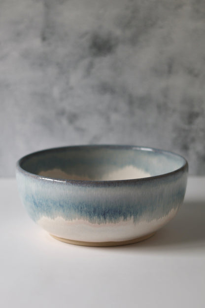 The PERSONAL Garlic Grater Salad Bowl | Ocean Drip | MADE TO ORDER