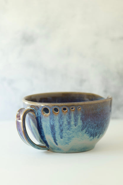 The Garlic Grater Salad DRESSING Bowl | Wave Break | MADE TO ORDER