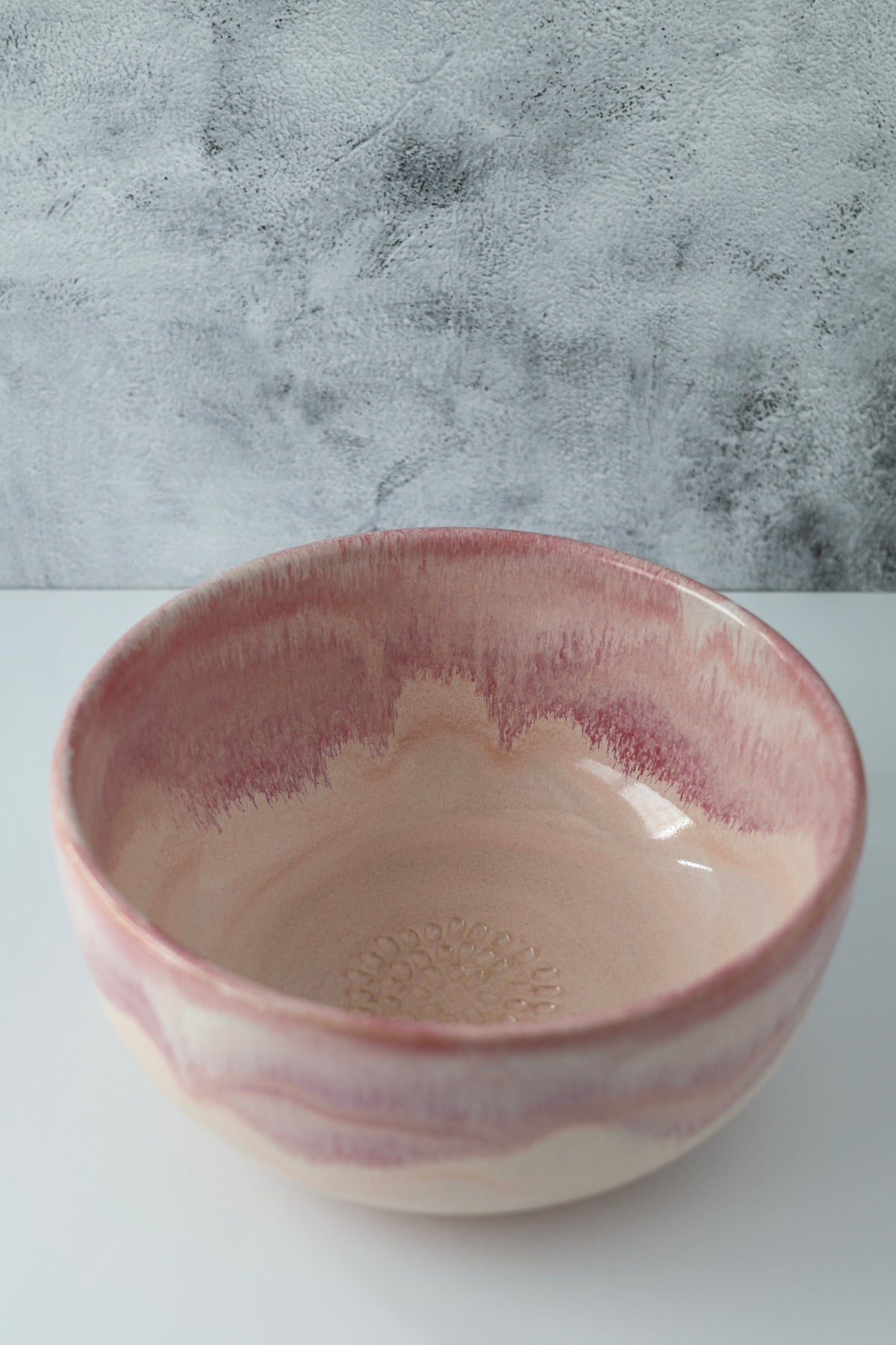 The Garlic Grater Salad Bowl | Cherry Blossom | MADE TO ORDER