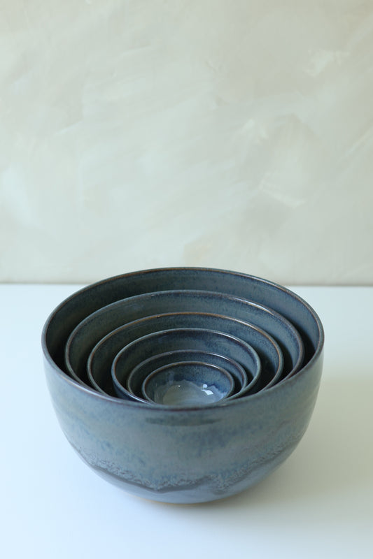 Nesting Mixing Bowl Set | Stormy Midnight
