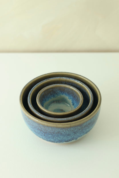 Mini Nesting Prep Bowls | Wave Break | MADE TO ORDER