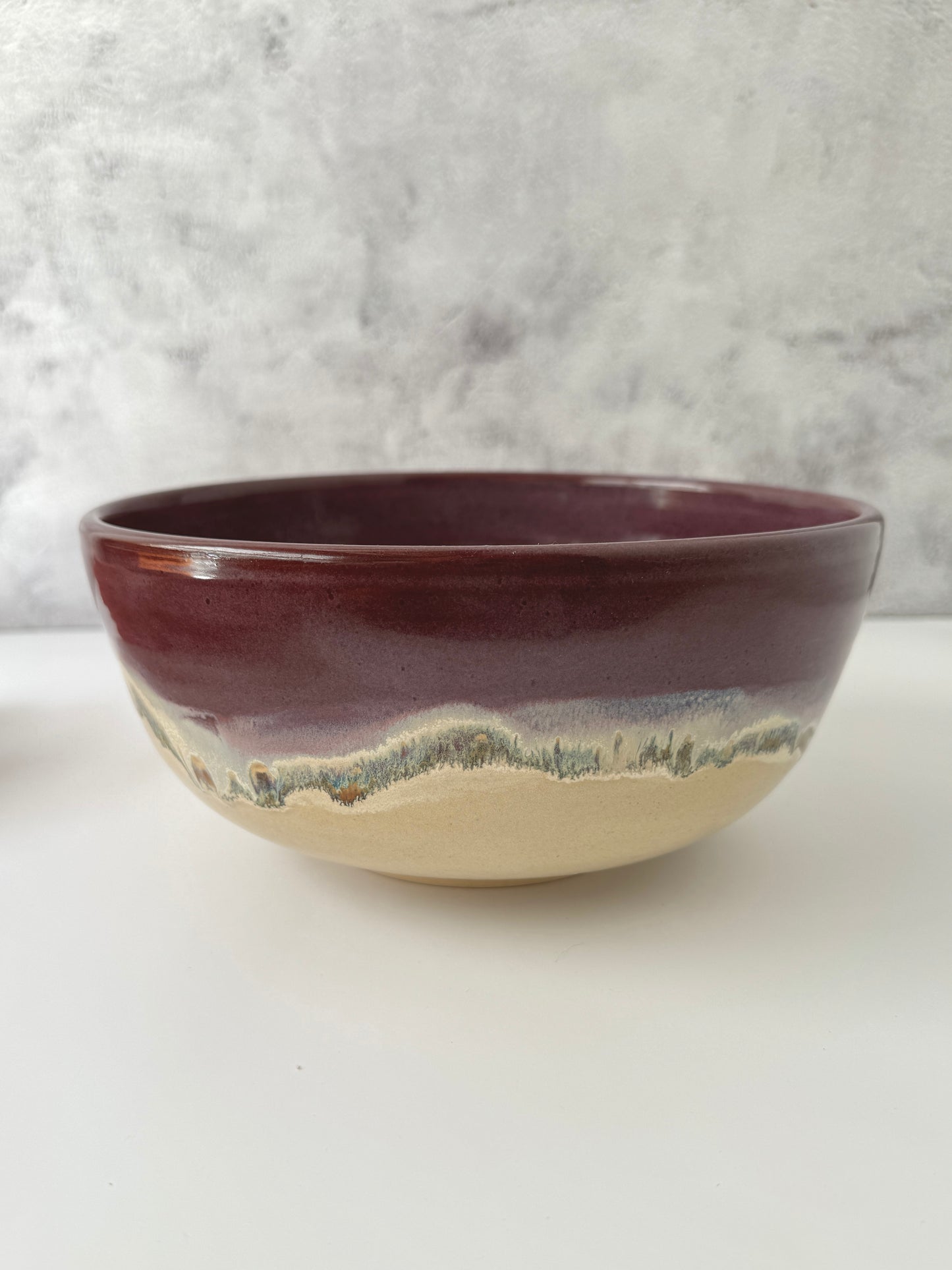 SECOND The Garlic Grater Salad Bowl | Plum Tide | Warped Rim 20% OFF