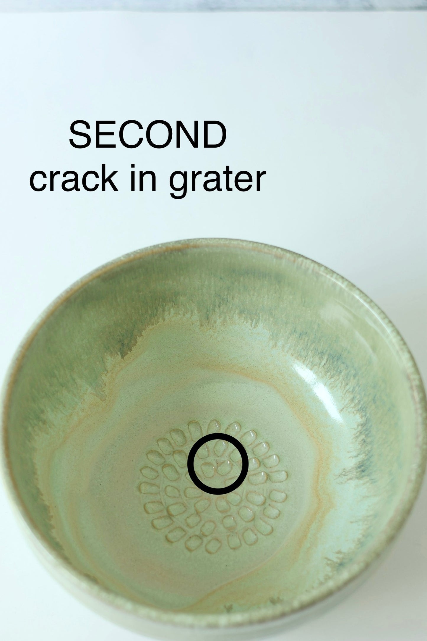 SECOND The PERSONAL Garlic Grater Salad Bowl | Dewy Moss | Crack 30% OFF