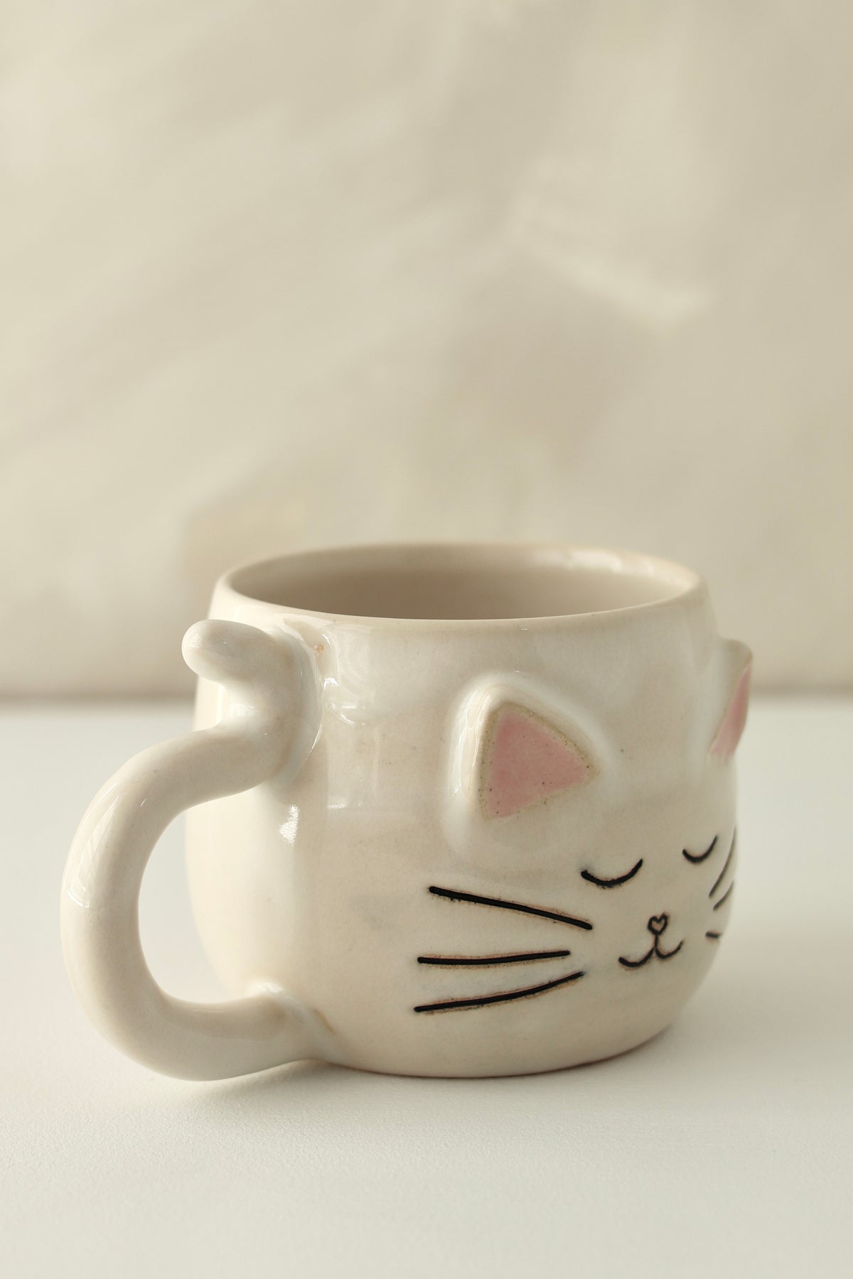 Cat Mug | White | MADE TO ORDER