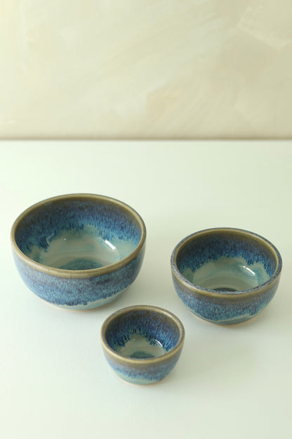 Mini Nesting Prep Bowls | Wave Break | MADE TO ORDER