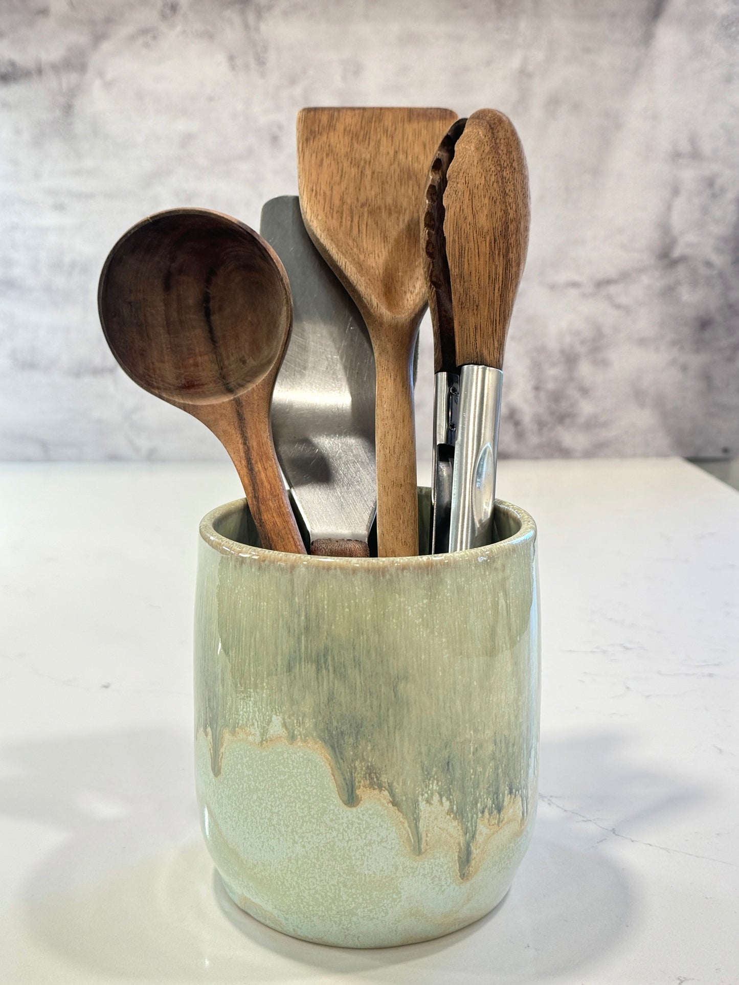 Utensil Holder | Dewy Moss