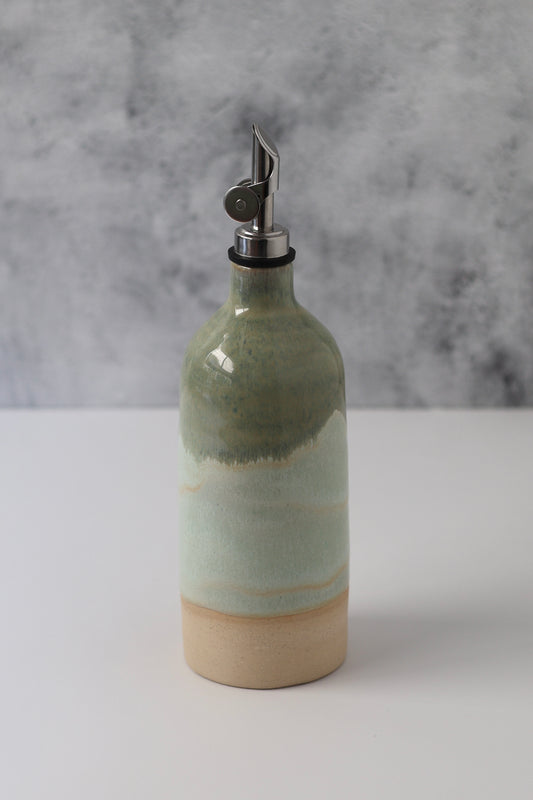 Large Olive Oil Bottle | Dewy Moss