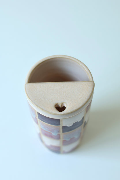 16oz Travel Cup | Checkered | Valentine’s Day Collection