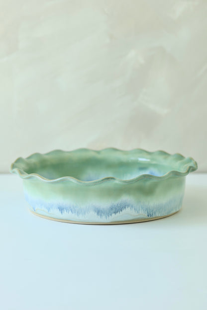 Pie Dish | Sea Glass