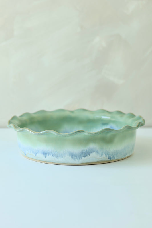 Pie Dish | Sea Glass | MADE TO ORDER