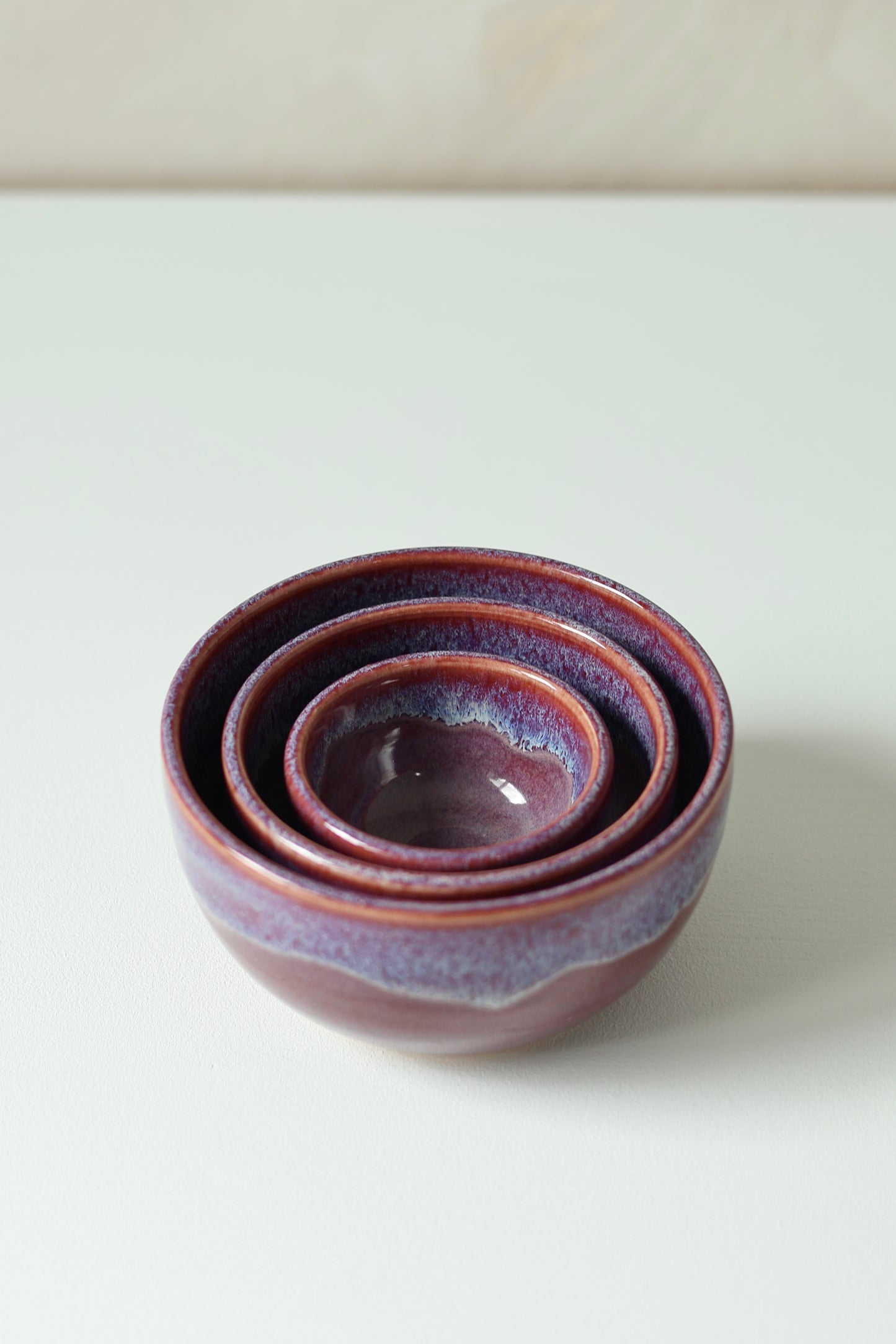 Mini Nesting Prep Bowls | Amethyst