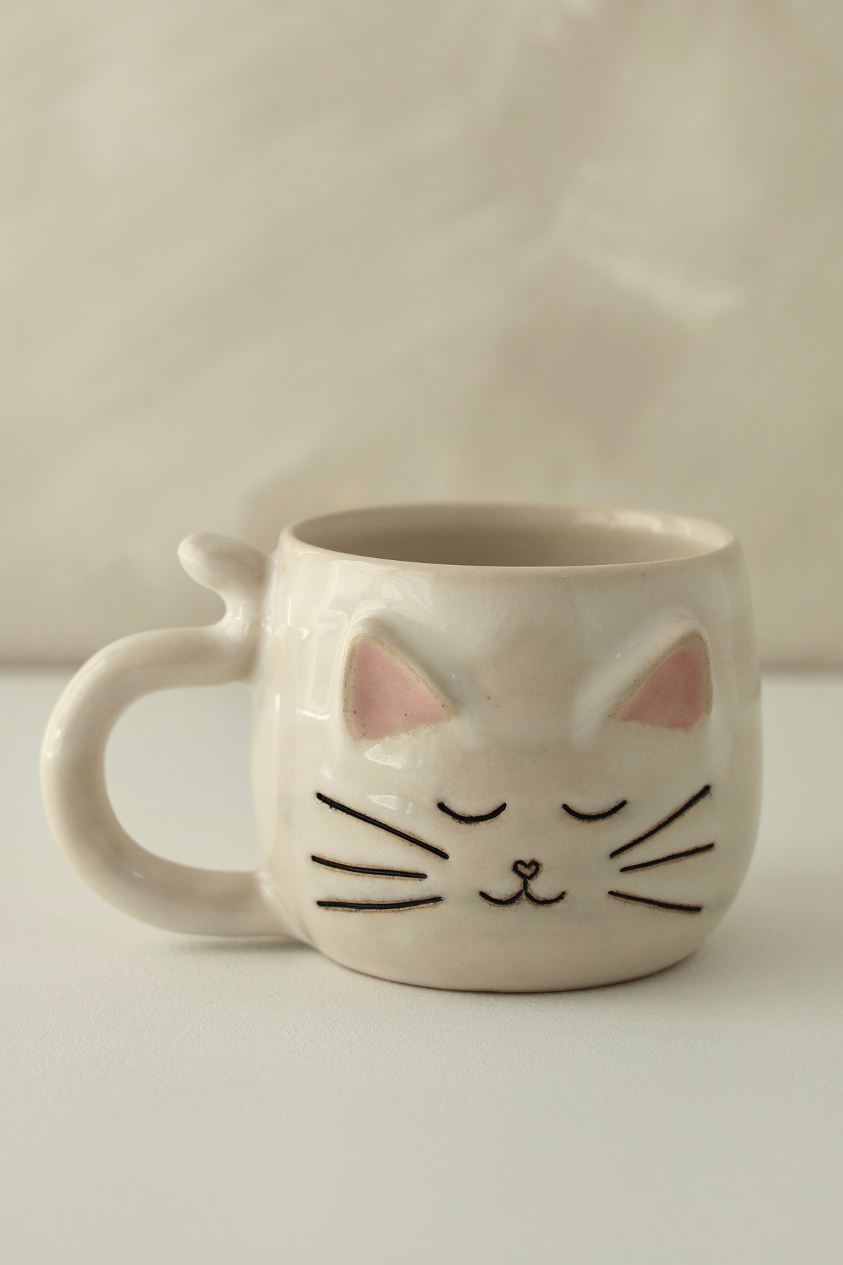 Cat Mug | White | MADE TO ORDER