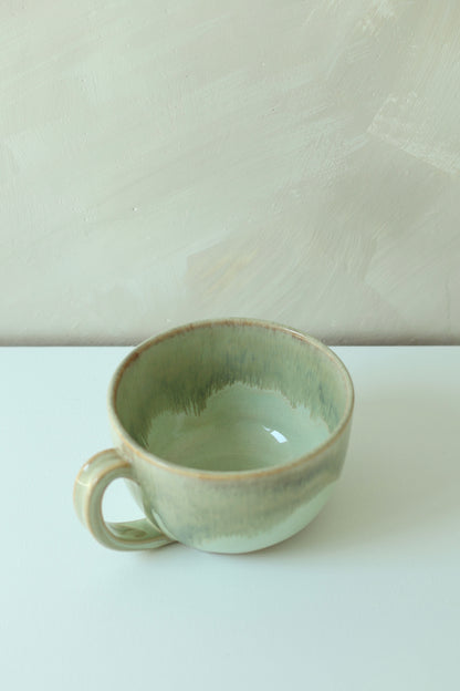 Latte Mug | Dewy Moss | MADE TO ORDER
