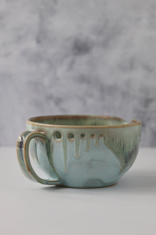 The Garlic Grater Salad DRESSING Bowl | Glacier Melt