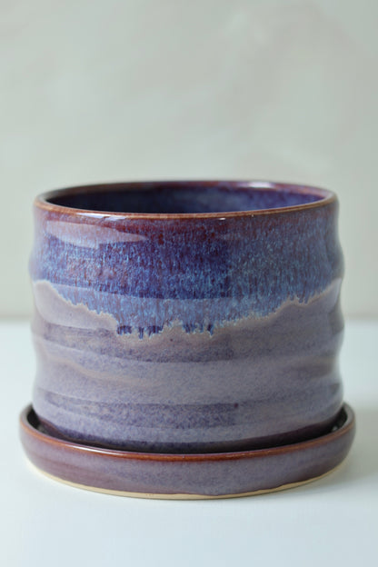 Wavy Planter Pot | Amethyst