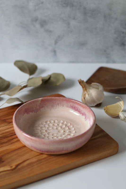 Garlic Grater Plate | Cherry Blossom