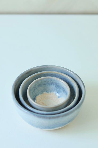 Mini Nesting Prep Bowls | Ocean Drip