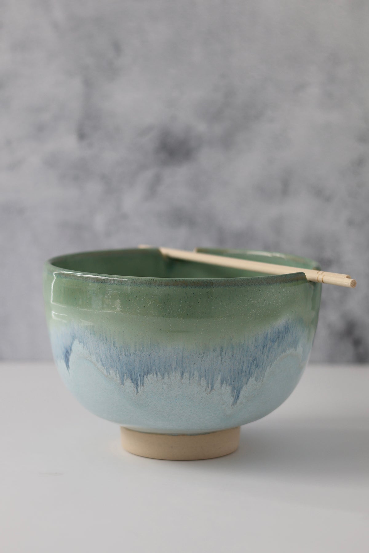 The Garlic Grater Ramen Bowl | Sea Glass | MADE TO ORDER