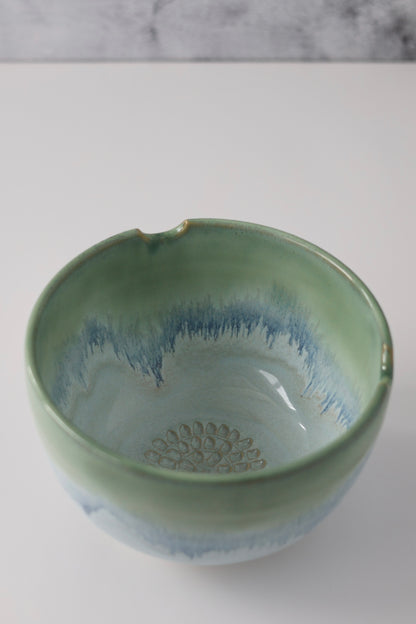 The Garlic Grater Ramen Bowl | Sea Glass | MADE TO ORDER