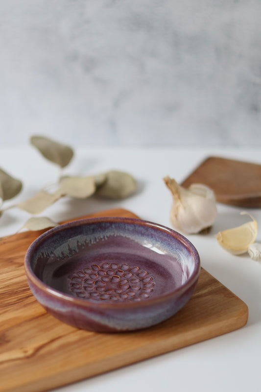 Garlic Grater Plate | Amethyst
