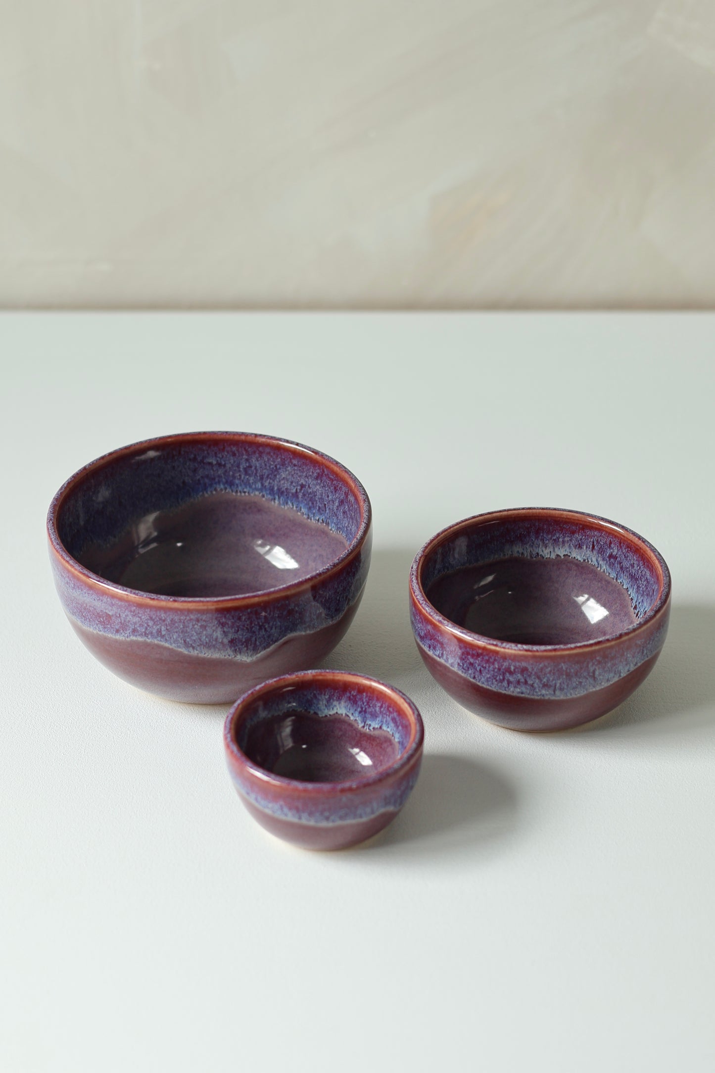 Mini Nesting Prep Bowls | Amethyst