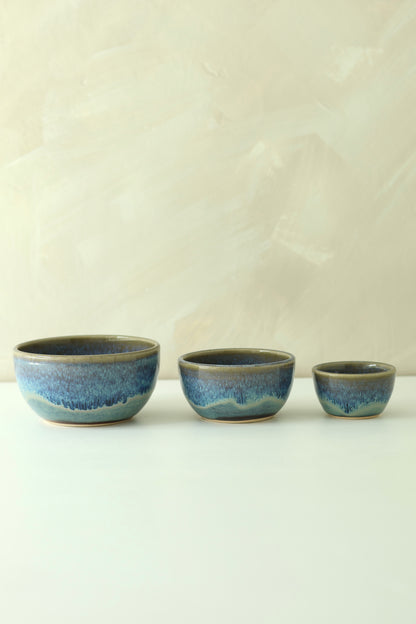 Mini Nesting Prep Bowls | Wave Break | MADE TO ORDER