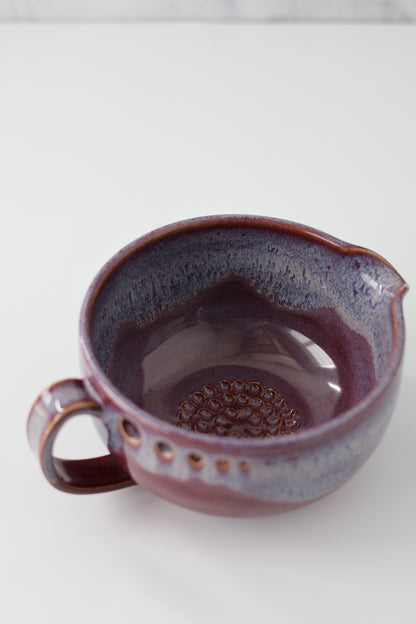 The Garlic Grater Salad DRESSING Bowl | Amethyst