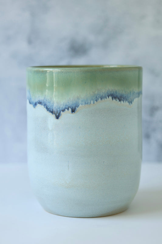 Utensil Holder | Sea Glass