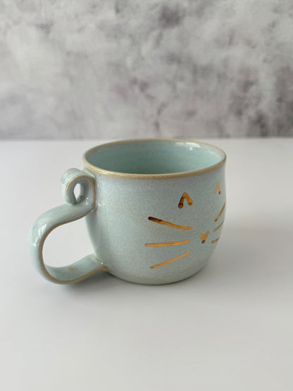 Latte Cat Mug | Blue