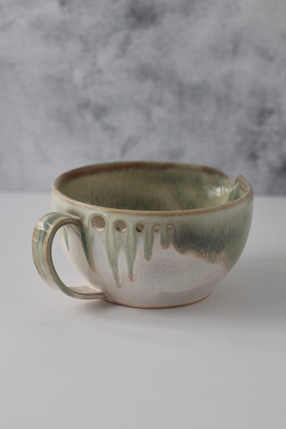 The Garlic Grater Salad DRESSING Bowl | Pastel Rainbow | MADE TO ORDER