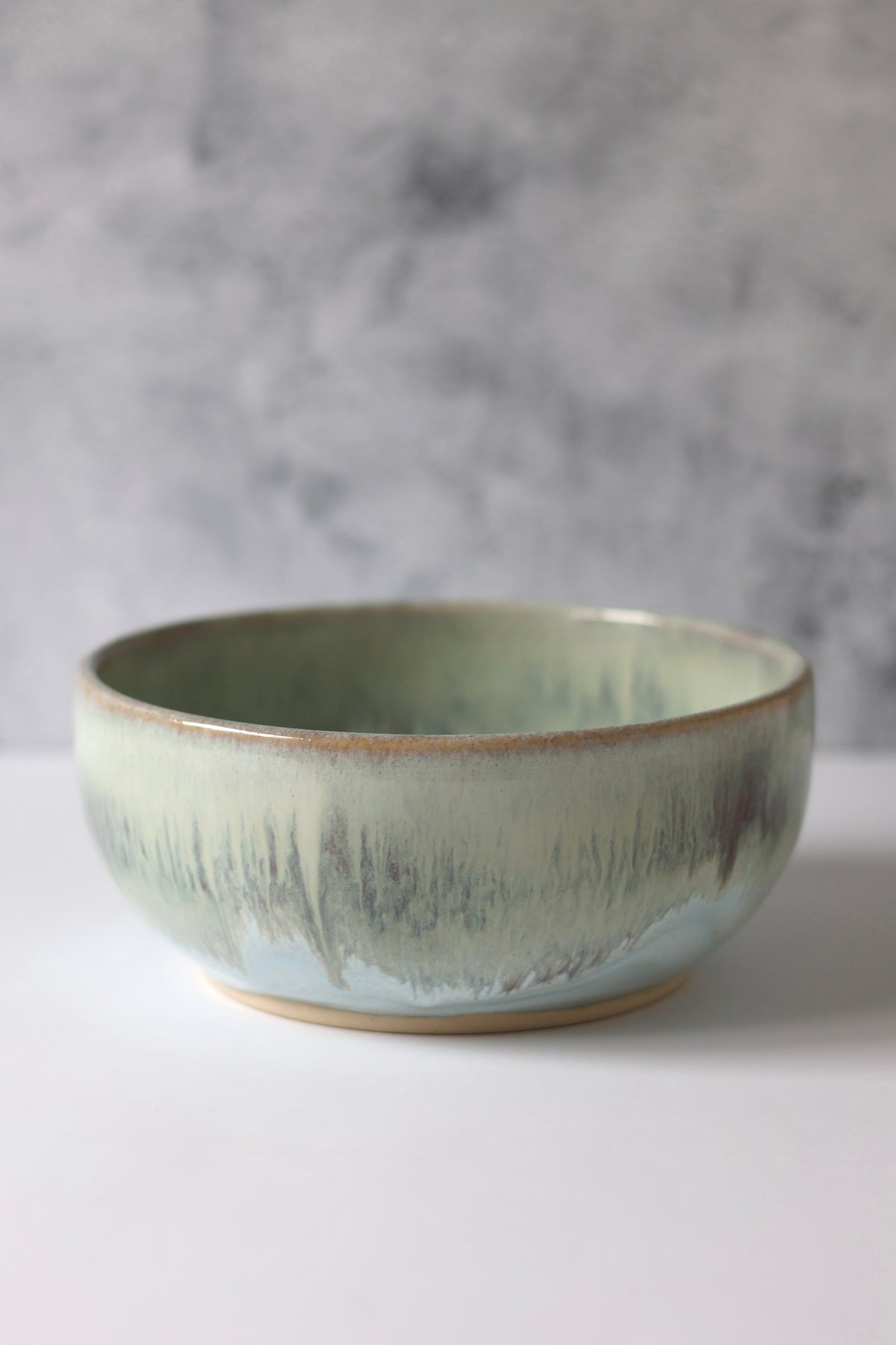 The PERSONAL Garlic Grater Salad Bowl | Glacier Melt | MADE TO ORDER