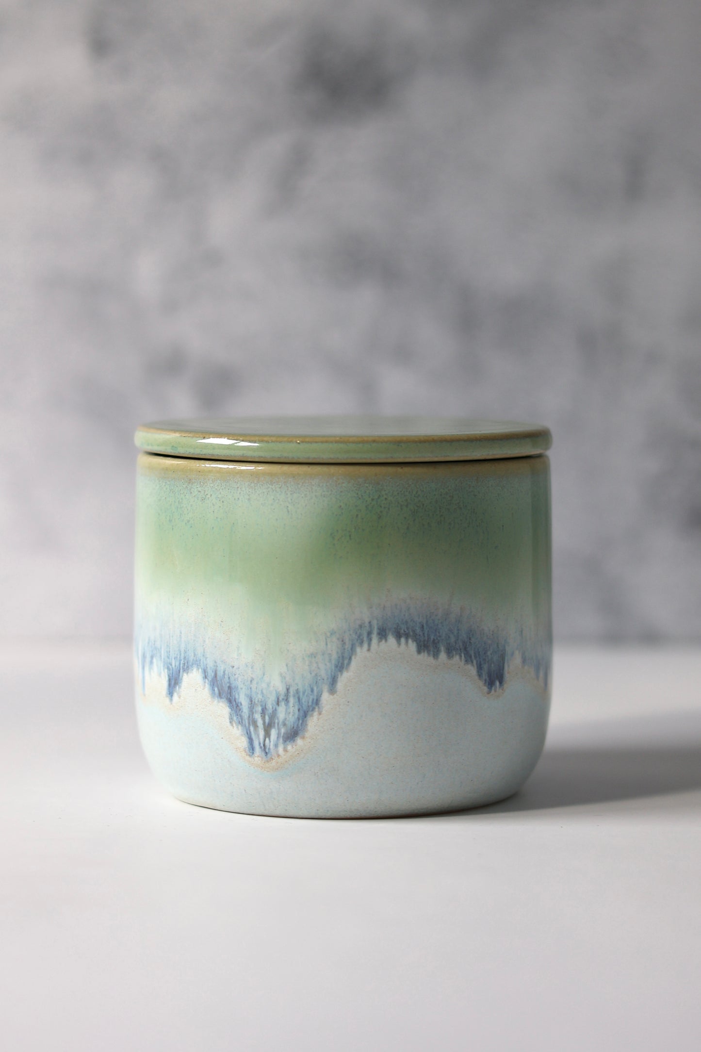 Butter Crock | Sea Glass