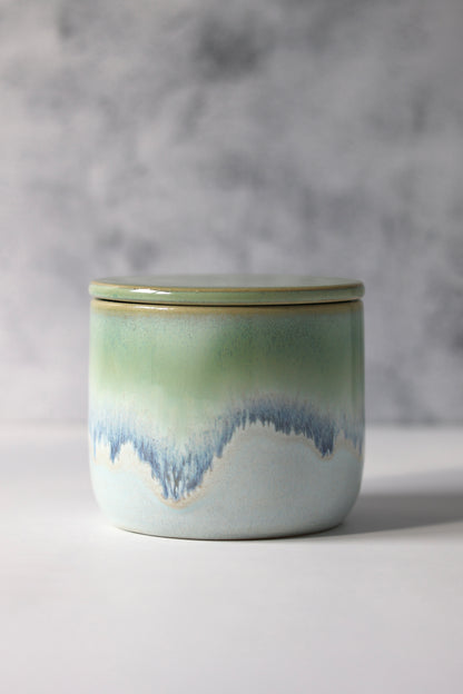 Butter Crock | Sea Glass